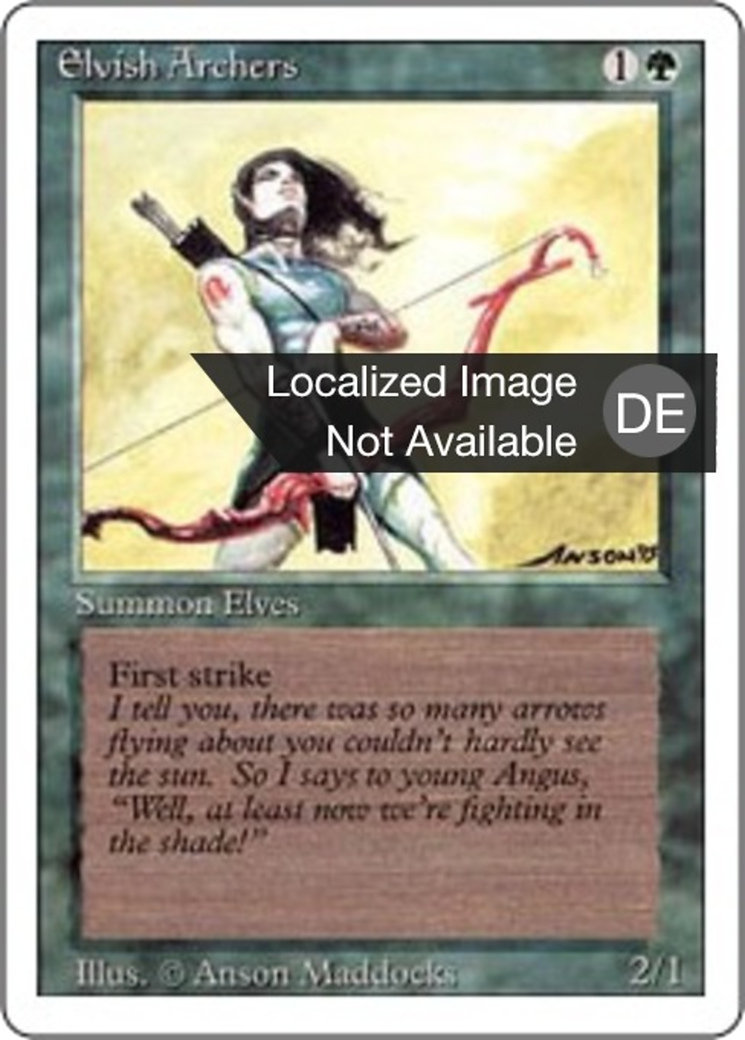 Magic: The Gathering - Bogenschützen der Elfen - Revised Edition
