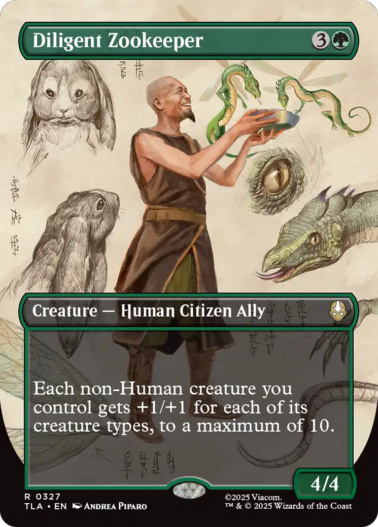 Magic: The Gathering - Diligent Zookeeper - Avatar: The Last Airbender