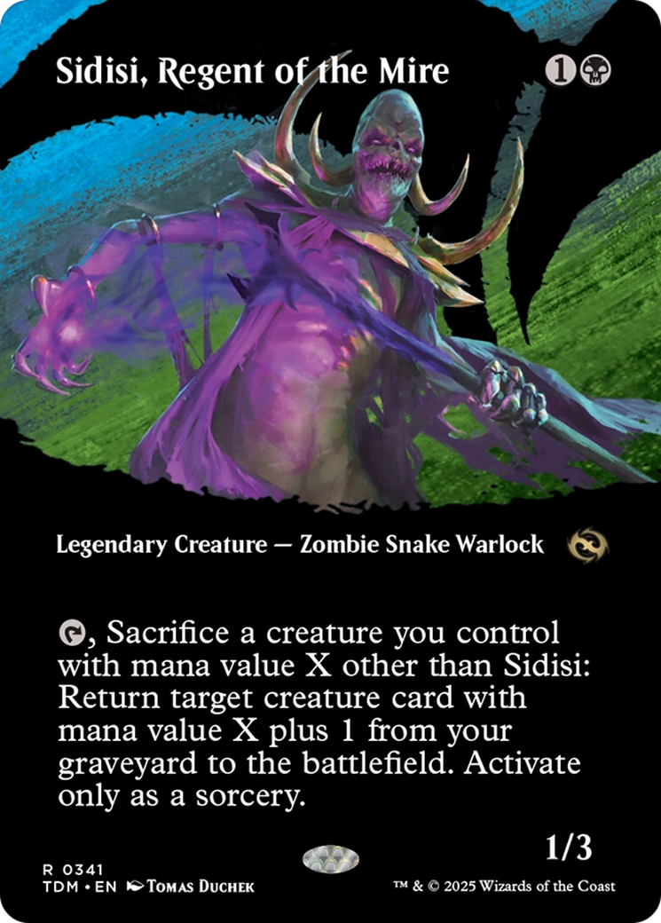 Magic: The Gathering - Sidisi, Regent of the Mire Foil - Tarkir: Dragonstorm