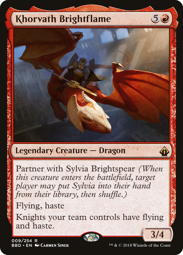 Magic: The Gathering - Khorvath Brightflame Foil - Battlebond