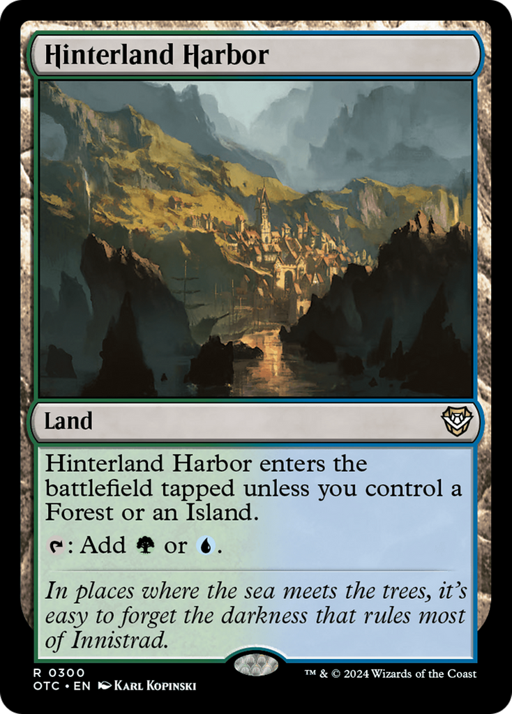 Magic: The Gathering - Hinterland Harbor - Outlaws of Thunder Junction Commander