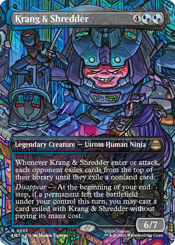 Magic: The Gathering - Krang & Shredder Foil - Teenage Mutant Ninja Turtles