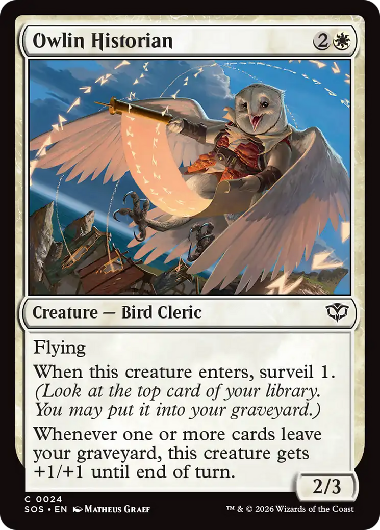 Magic: The Gathering - Owlin Historian - Secrets of Strixhaven