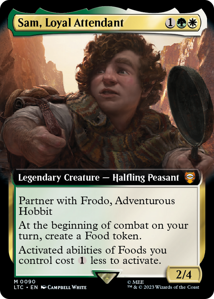Magic: The Gathering - Sam, Loyal Attendant - Tales of Middle-earth Commander