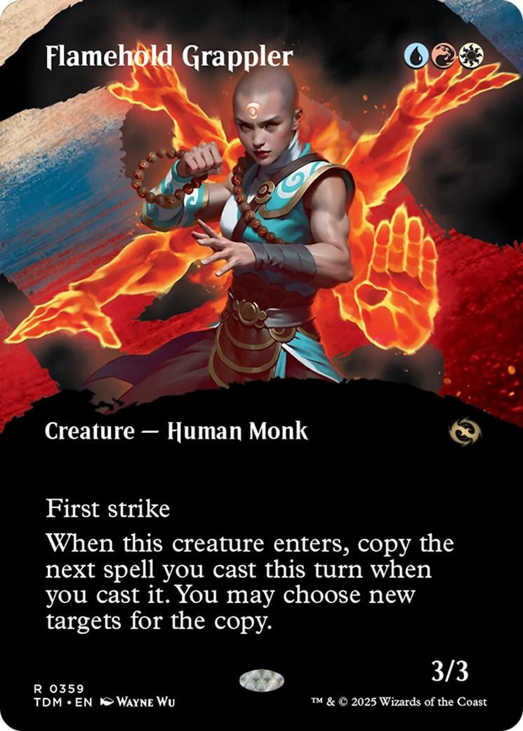 Magic: The Gathering - Flamehold Grappler Foil - Tarkir: Dragonstorm
