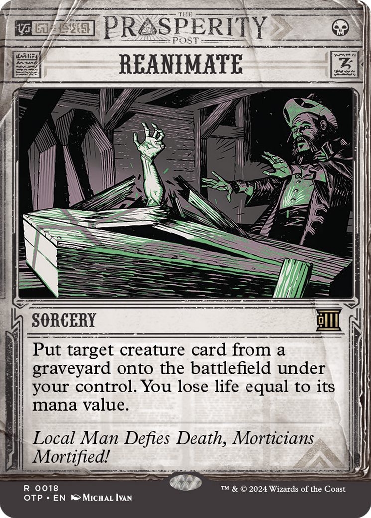Magic: The Gathering - Reanimate - Breaking News