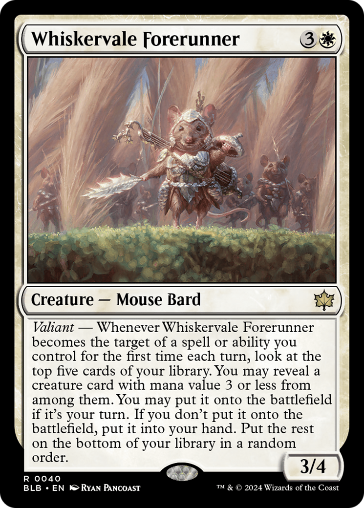 Magic: The Gathering - Whiskervale Forerunner Foil - Bloomburrow