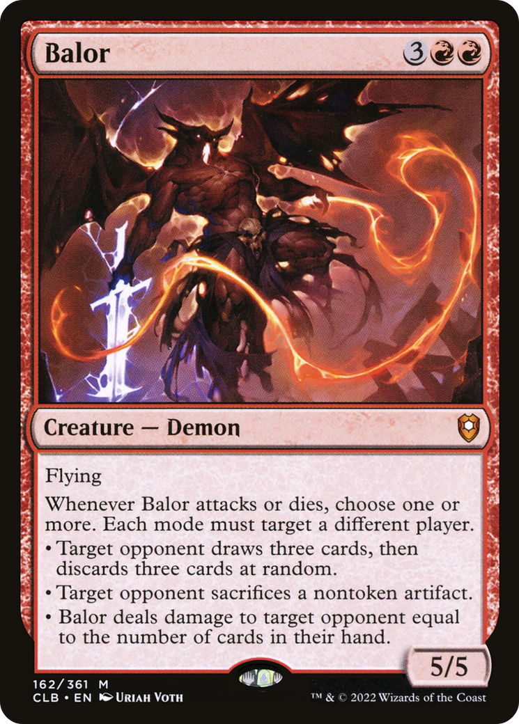 Magic: The Gathering - Balor - Commander Legends: Battle for Baldur's Gate
