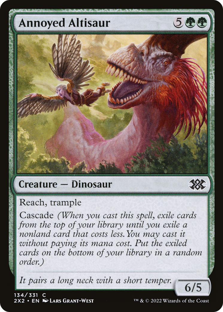 Magic: The Gathering - Annoyed Altisaur Foil - Double Masters 2022