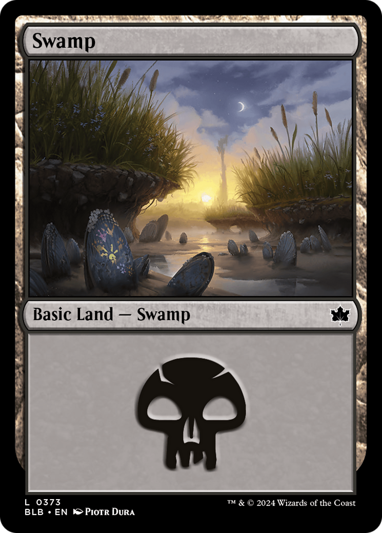 Magic: The Gathering - Swamp #373 Foil - Bloomburrow