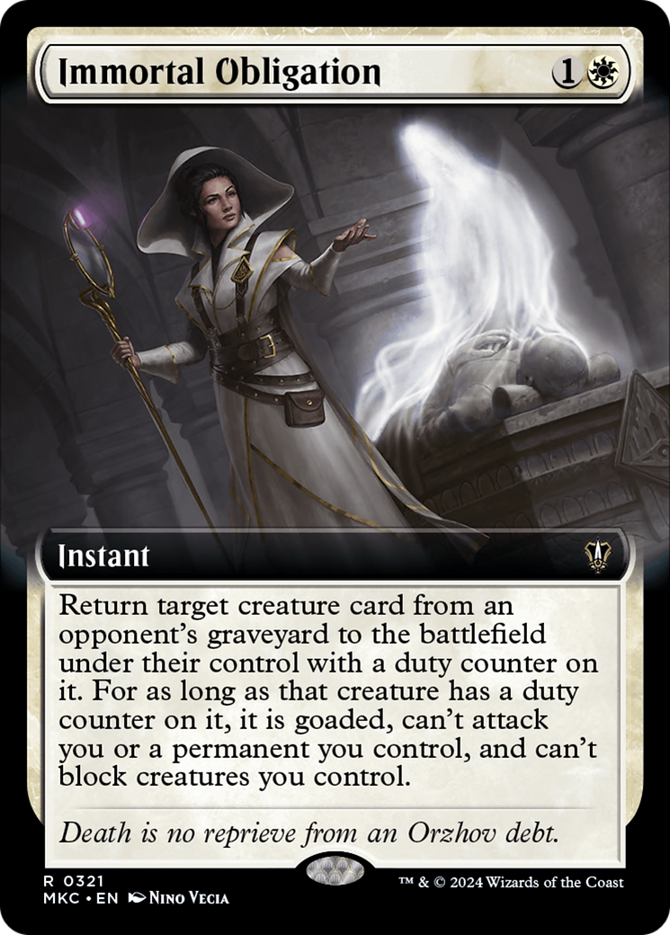 Magic: The Gathering - Immortal Obligation - Murders at Karlov Manor Commander