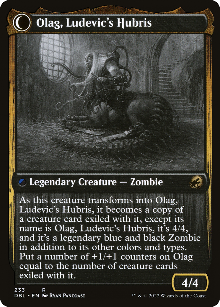 Magic: The Gathering - Ludevic, Necrogenius // Olag, Ludevic's Hubris - Innistrad: Double Feature
