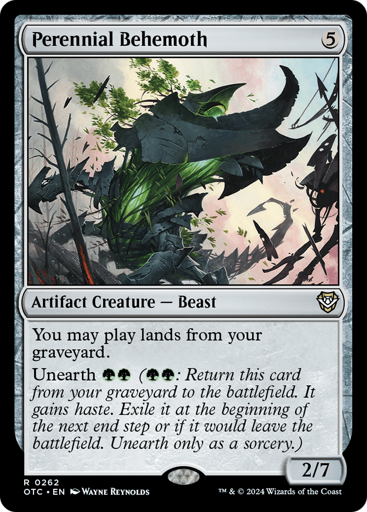 Magic: The Gathering - Perennial Behemoth - Outlaws of Thunder Junction Commander