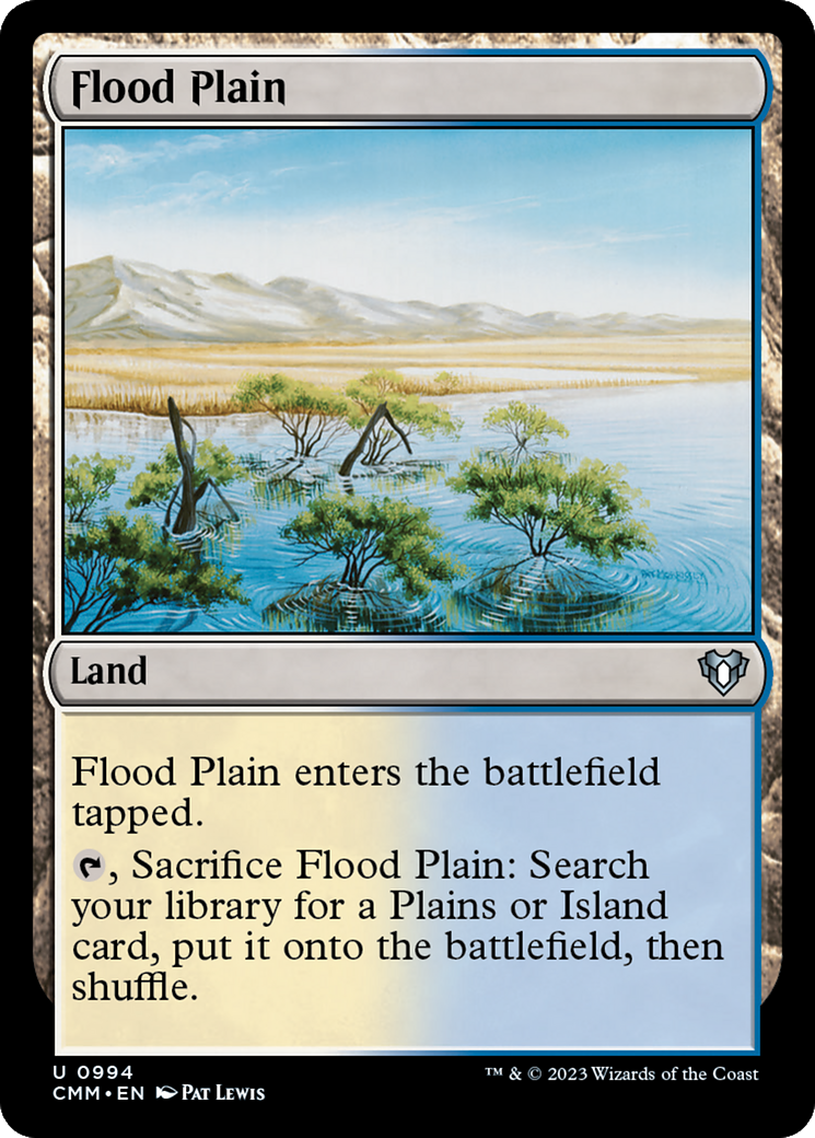 Magic: The Gathering - Flood Plain - Commander Masters