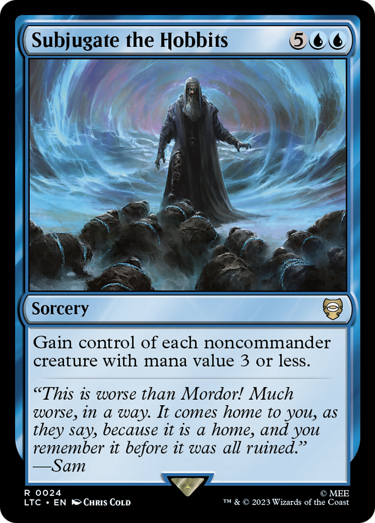 Magic: The Gathering - Subjugate the Hobbits - Tales of Middle-earth Commander