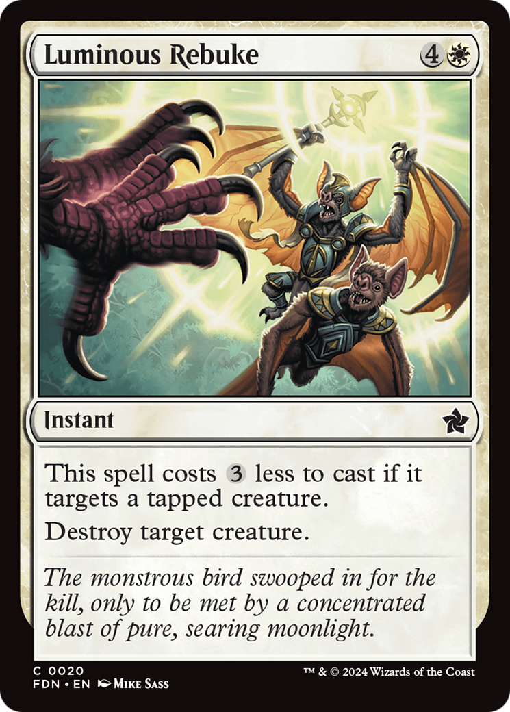Magic: The Gathering - Luminous Rebuke - Foundations