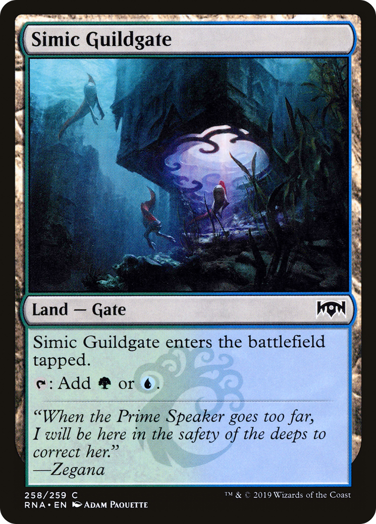 Magic: The Gathering - Simic Guildgate Foil - Ravnica Allegiance