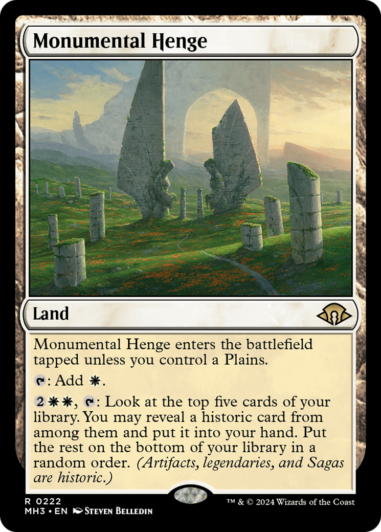 Magic: The Gathering - Monumental Henge Foil - Modern Horizons 3