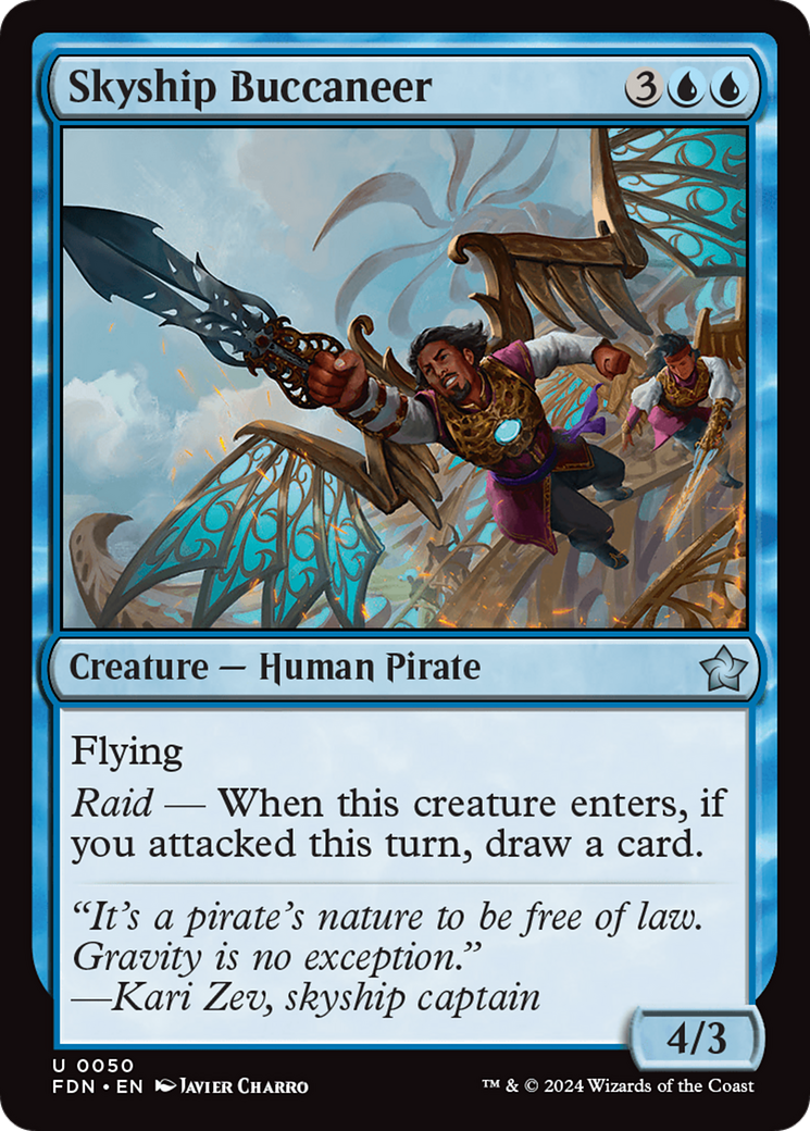 Magic: The Gathering - Skyship Buccaneer Foil - Foundations