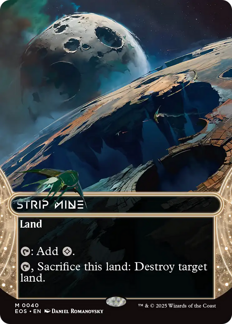 Magic: The Gathering - Strip Mine Foil - Edge of Eternities: Stellar Sights