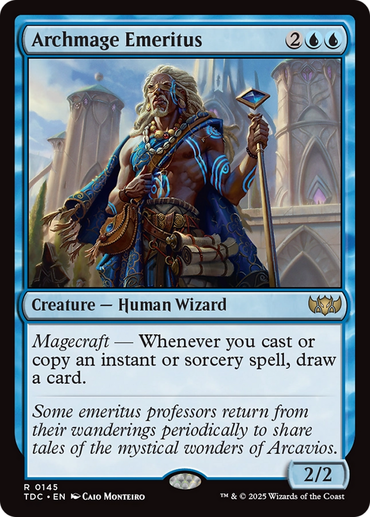 Magic: The Gathering - Archmage Emeritus - Tarkir: Dragonstorm Commander