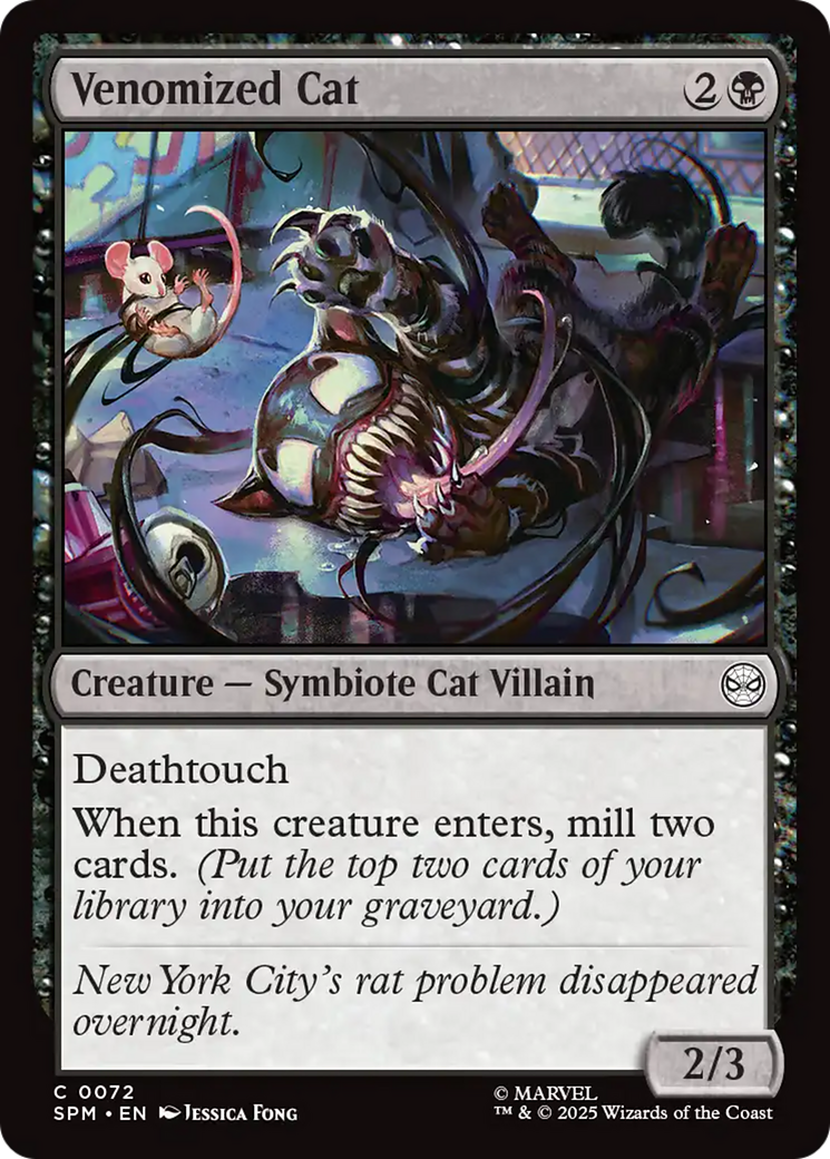 Magic: The Gathering - Venomized Cat Foil - Marvel's Spider-Man