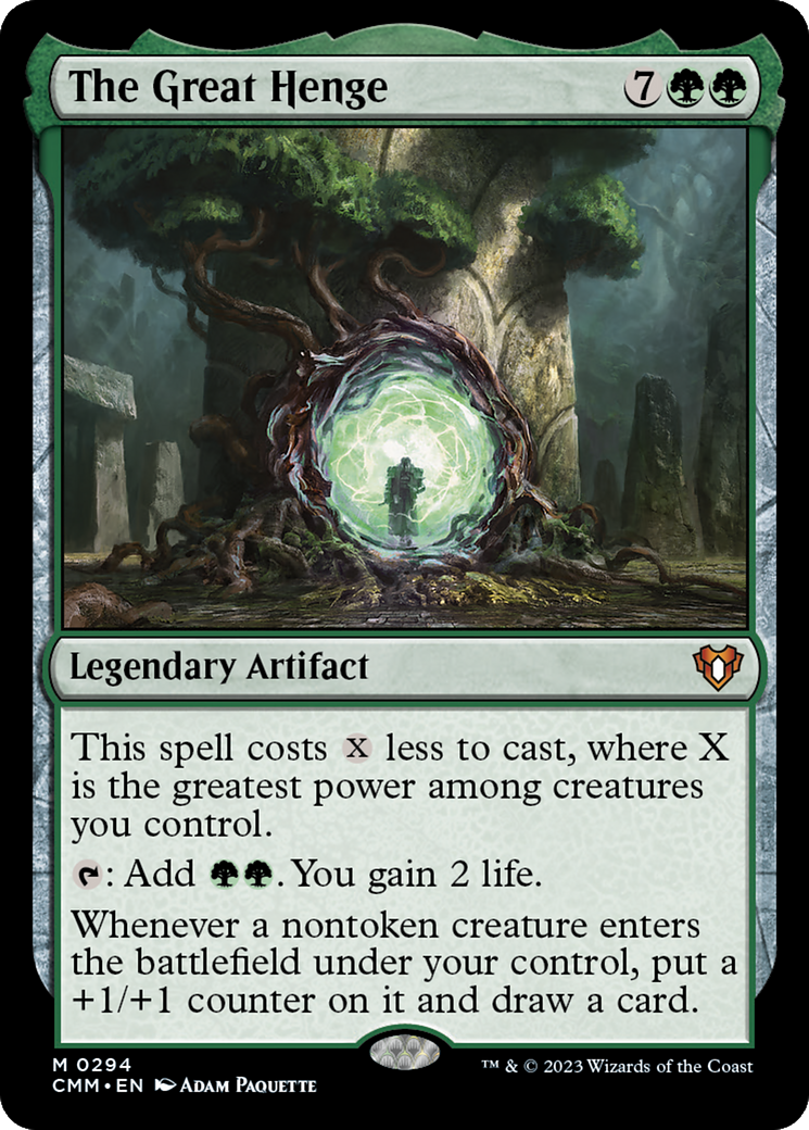 Magic: The Gathering - The Great Henge Foil - Commander Masters