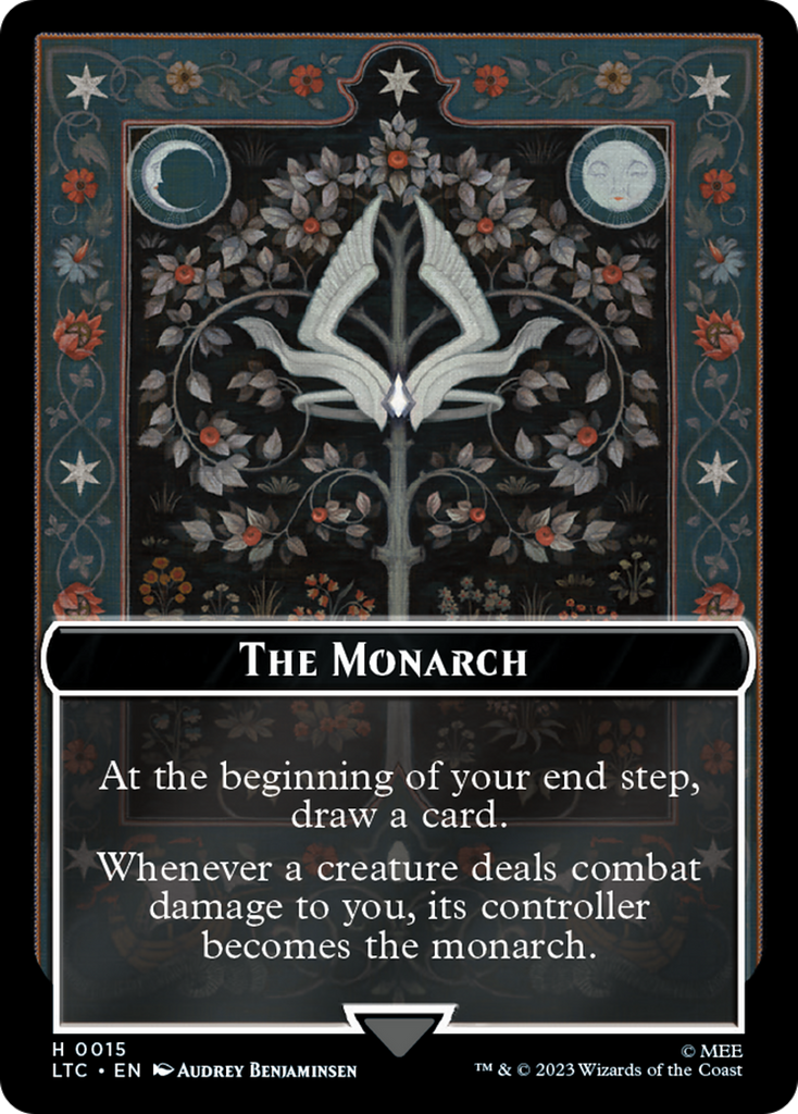 Magic: The Gathering - The Monarch - Tales of Middle-earth Commander Tokens