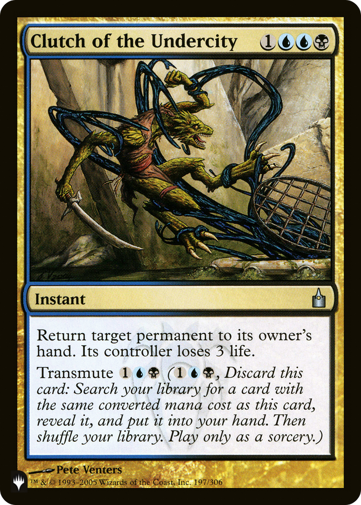 Magic: The Gathering - Clutch of the Undercity - The List