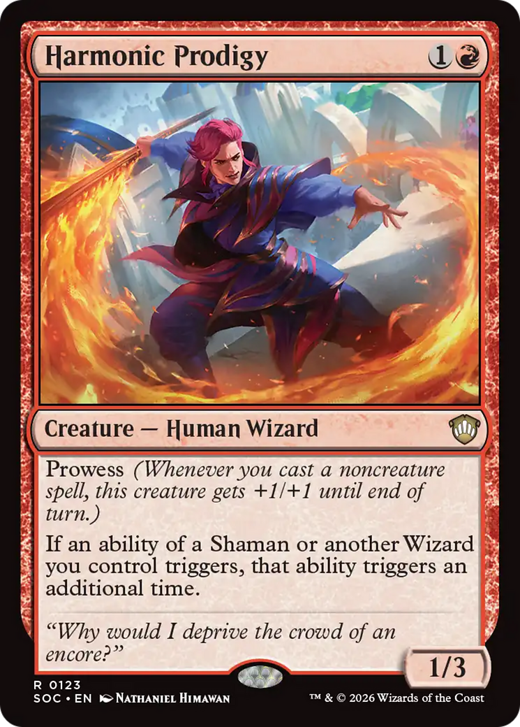 Magic: The Gathering - Harmonic Prodigy - Secrets of Strixhaven Commander
