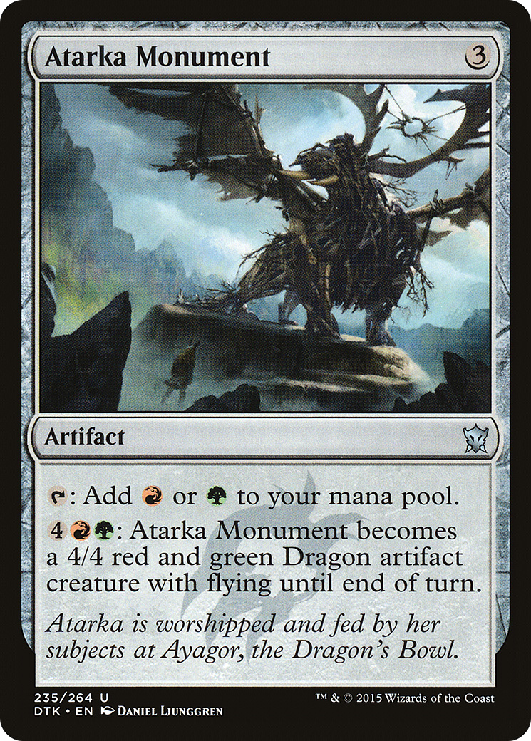 Magic: The Gathering - Atarka Monument Foil - Dragons of Tarkir