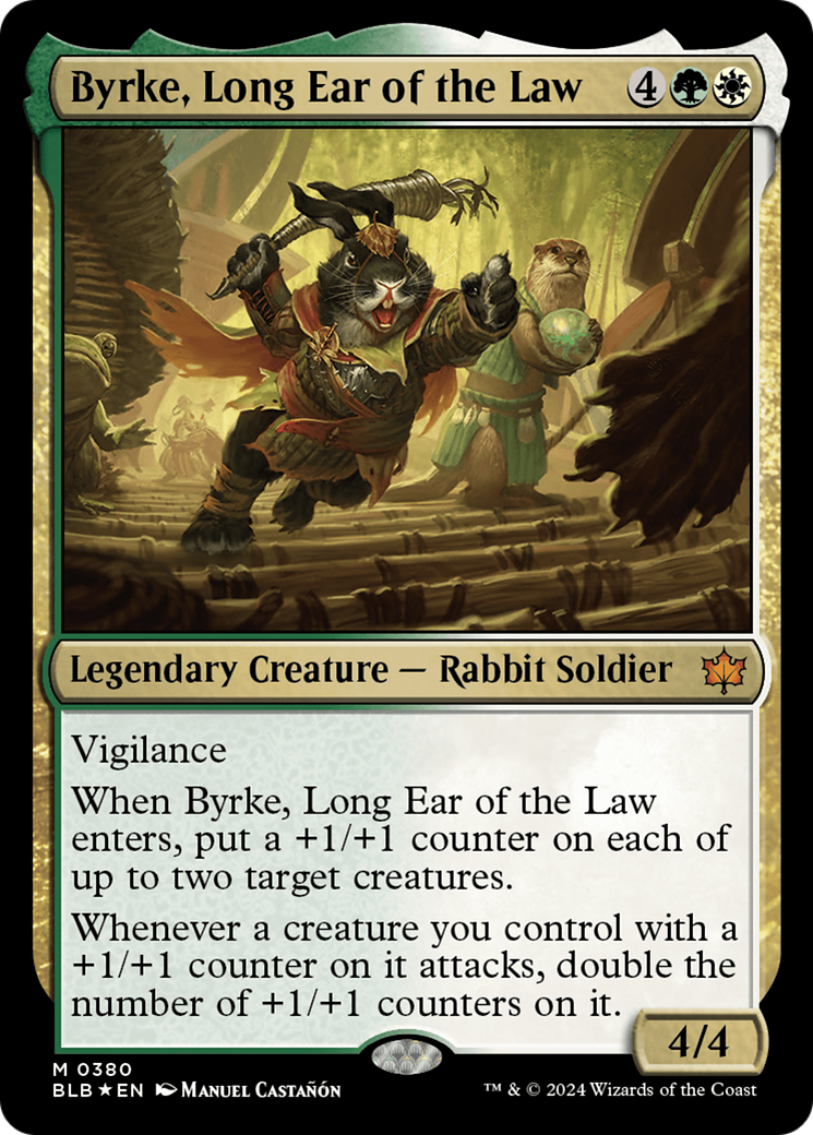 Magic: The Gathering - Byrke, Long Ear of the Law Foil - Bloomburrow