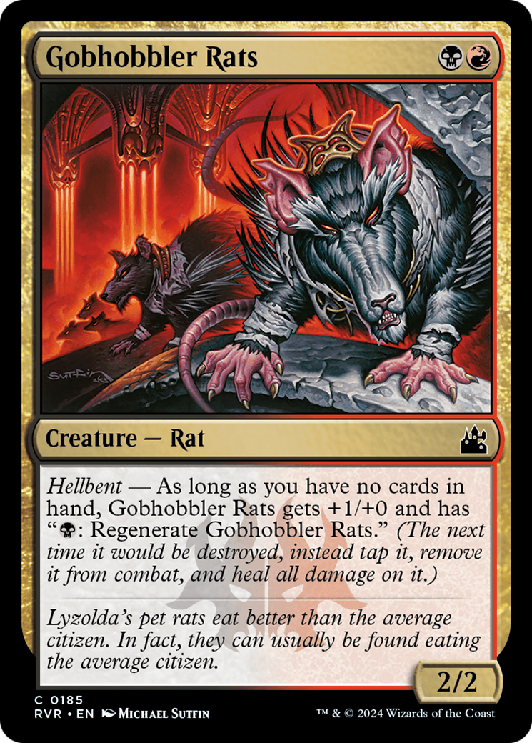 Magic: The Gathering - Gobhobbler Rats Foil - Ravnica Remastered
