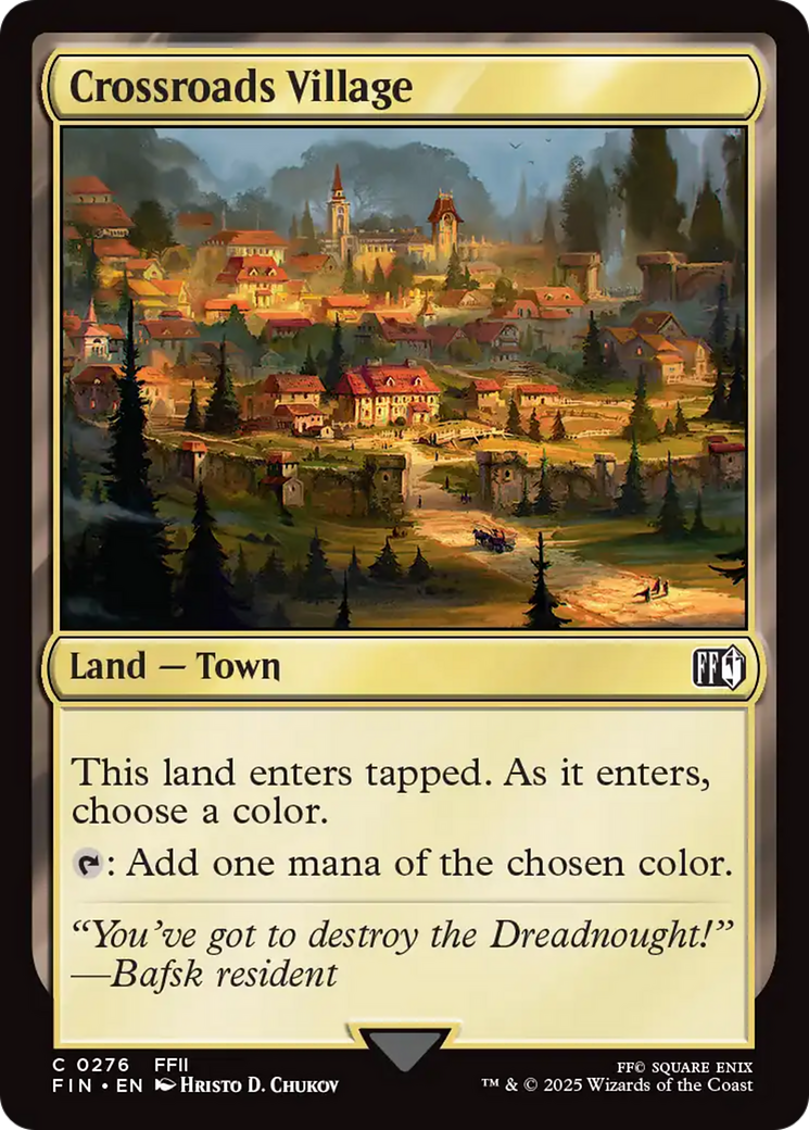 Magic: The Gathering - Crossroads Village - Final Fantasy