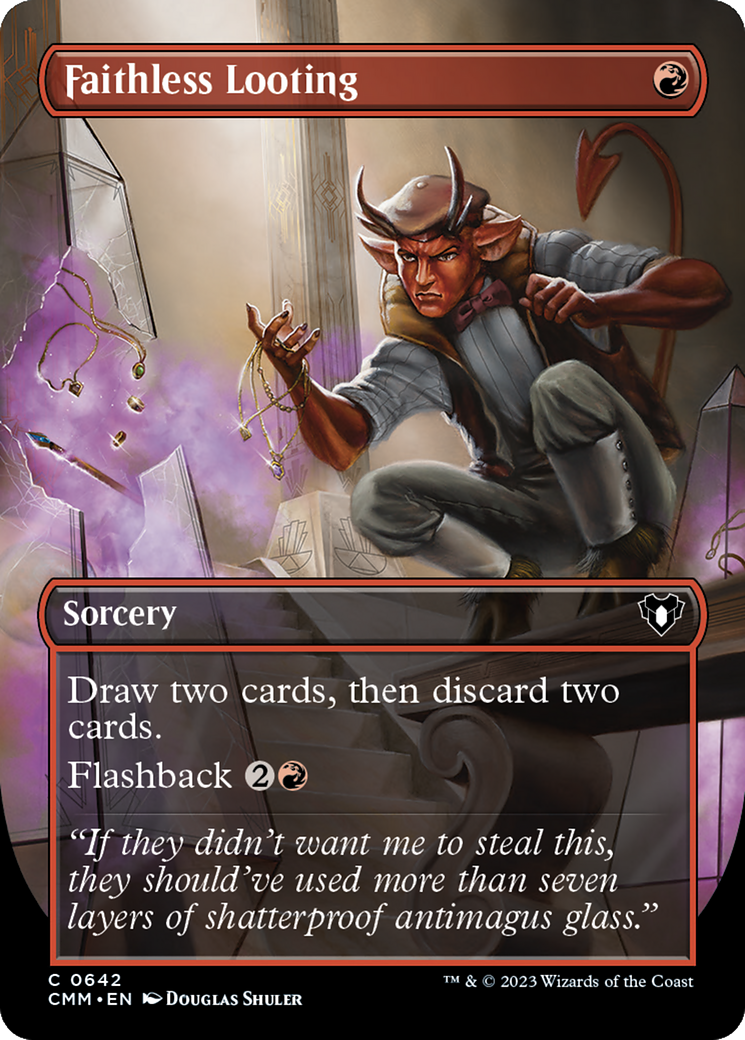 Magic: The Gathering - Faithless Looting - Commander Masters