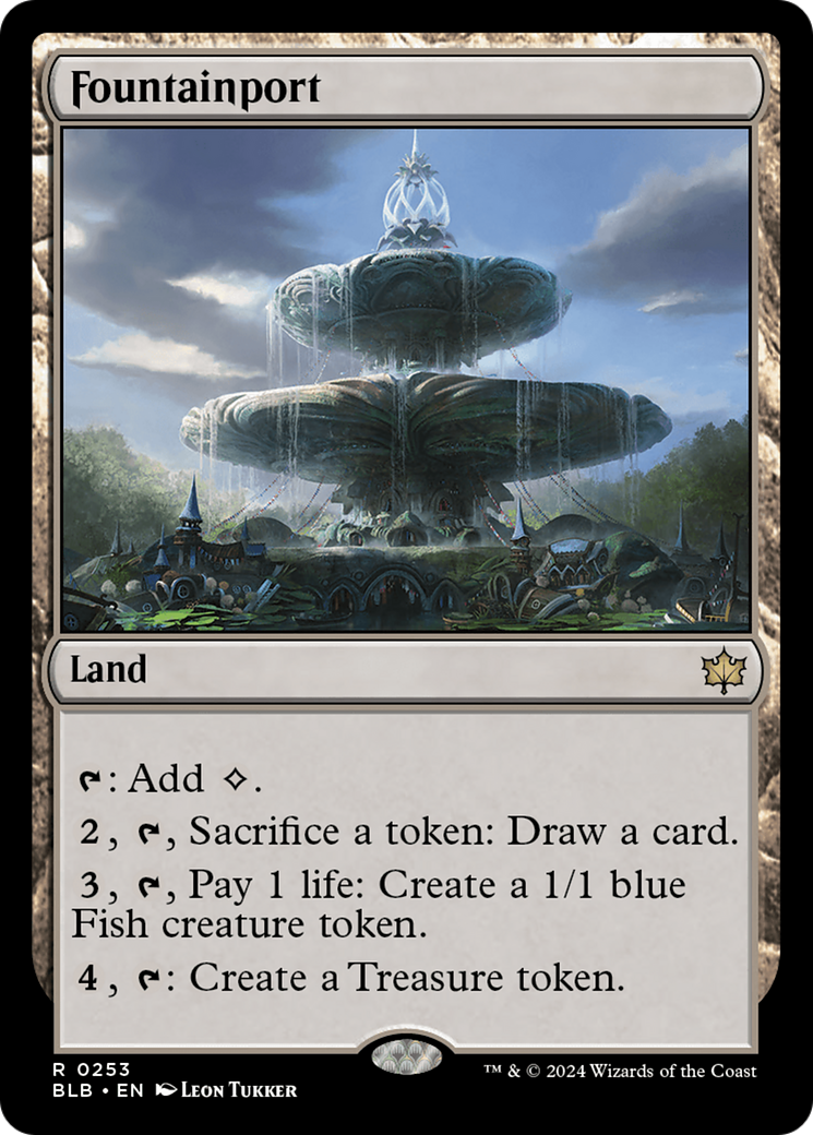 Magic: The Gathering - Fountainport Foil - Bloomburrow