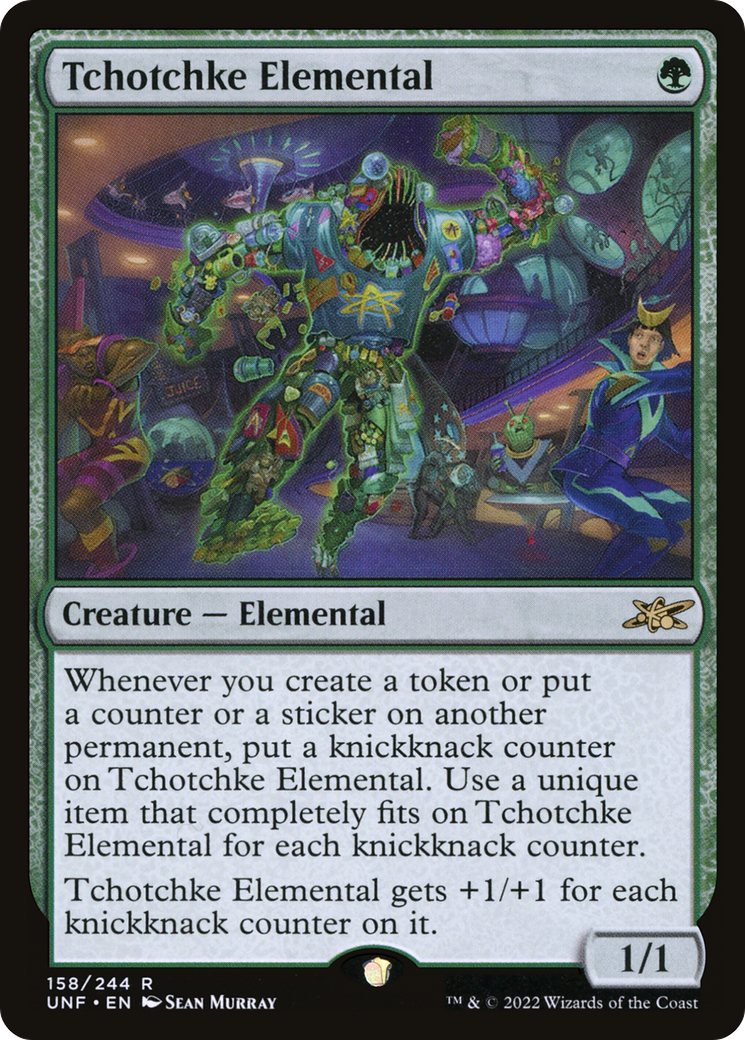 Magic: The Gathering - Tchotchke Elemental - Unfinity