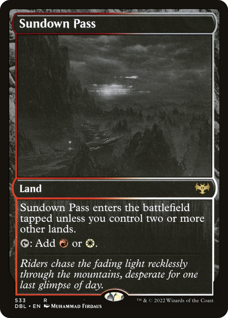 Magic: The Gathering - Sundown Pass Foil - Innistrad: Double Feature