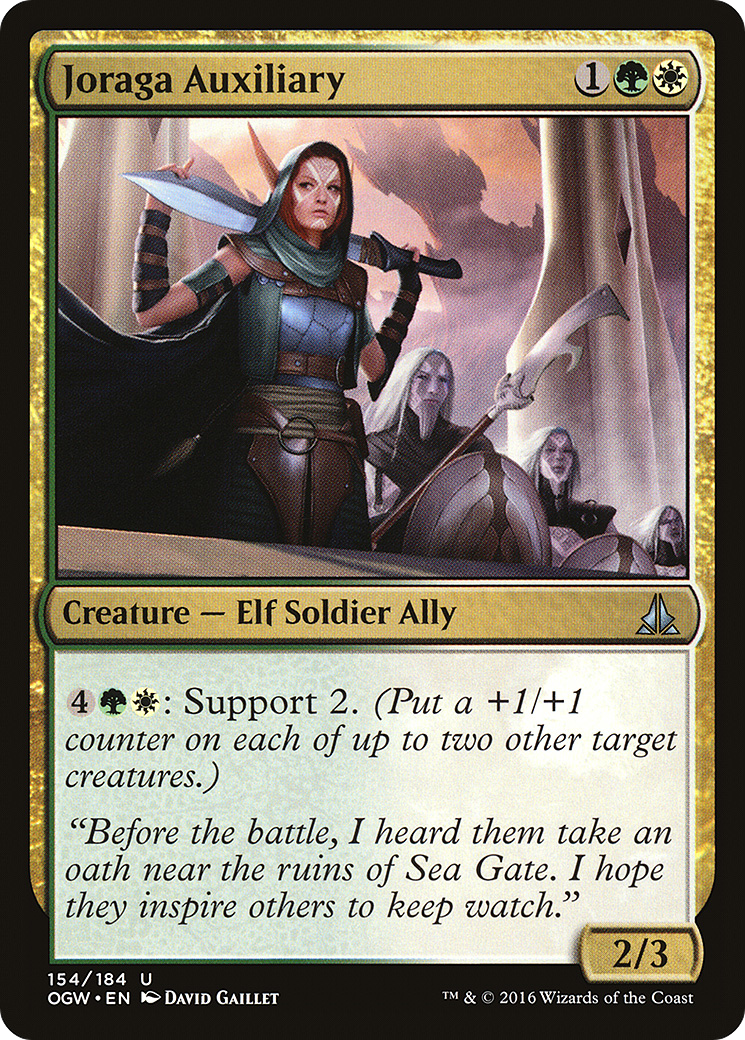 Magic: The Gathering - Joraga Auxiliary Foil - Oath of the Gatewatch