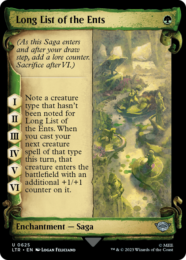Magic: The Gathering - Long List of the Ents - The Lord of the Rings: Tales of Middle-earth