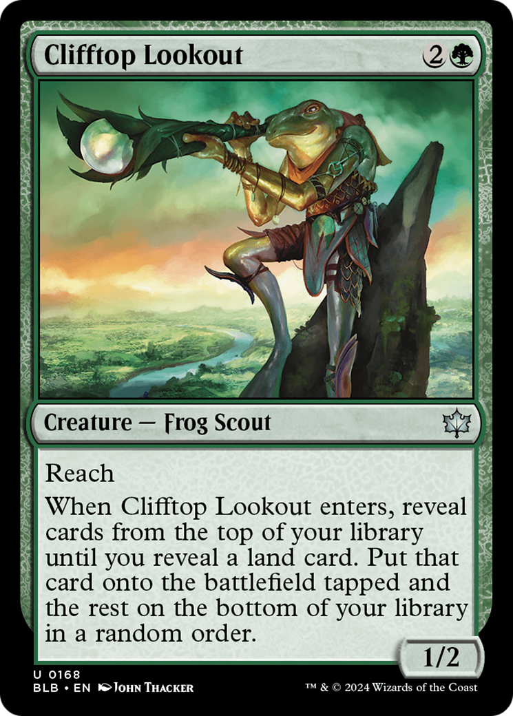 Magic: The Gathering - Clifftop Lookout Foil - Bloomburrow
