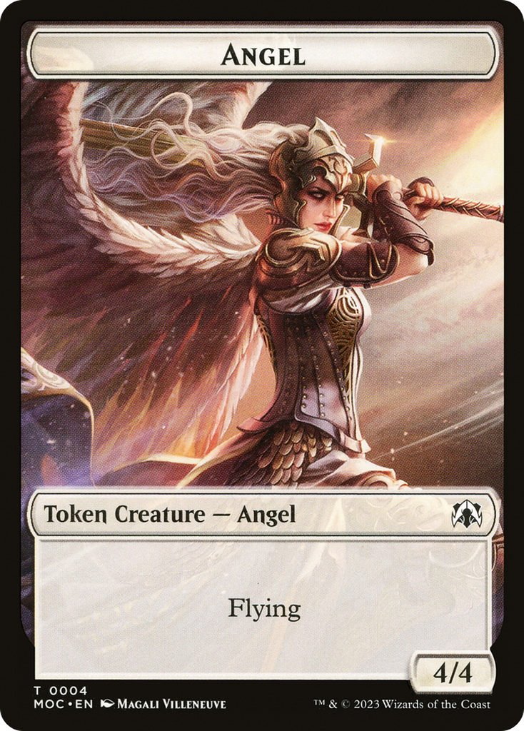 Magic: The Gathering - Angel Token - March of the Machine Commander Tokens