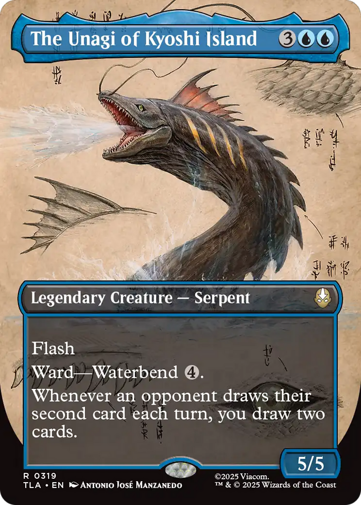 Magic: The Gathering - The Unagi of Kyoshi Island Foil - Avatar: The Last Airbender