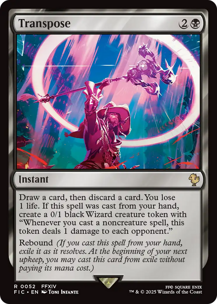 Magic: The Gathering - Transpose - Final Fantasy Commander