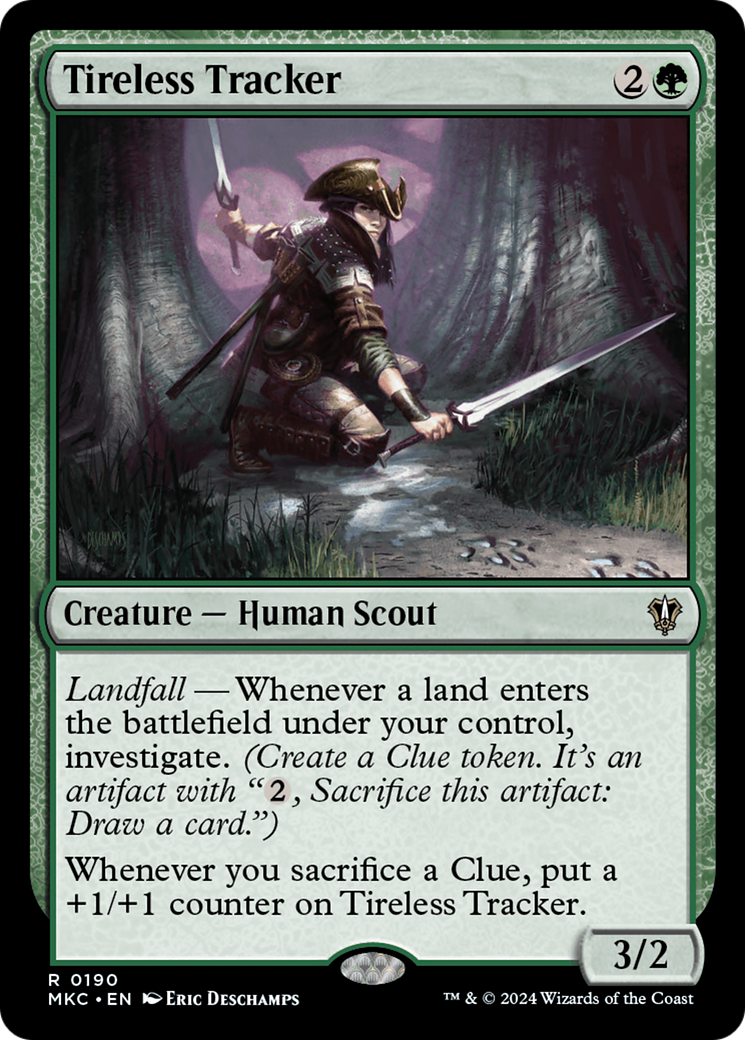 Magic: The Gathering - Tireless Tracker - Murders at Karlov Manor Commander