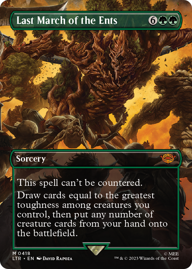 Magic: The Gathering - Last March of the Ents Foil - The Lord of the Rings: Tales of Middle-earth