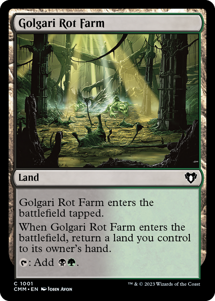 Magic: The Gathering - Golgari Rot Farm - Commander Masters