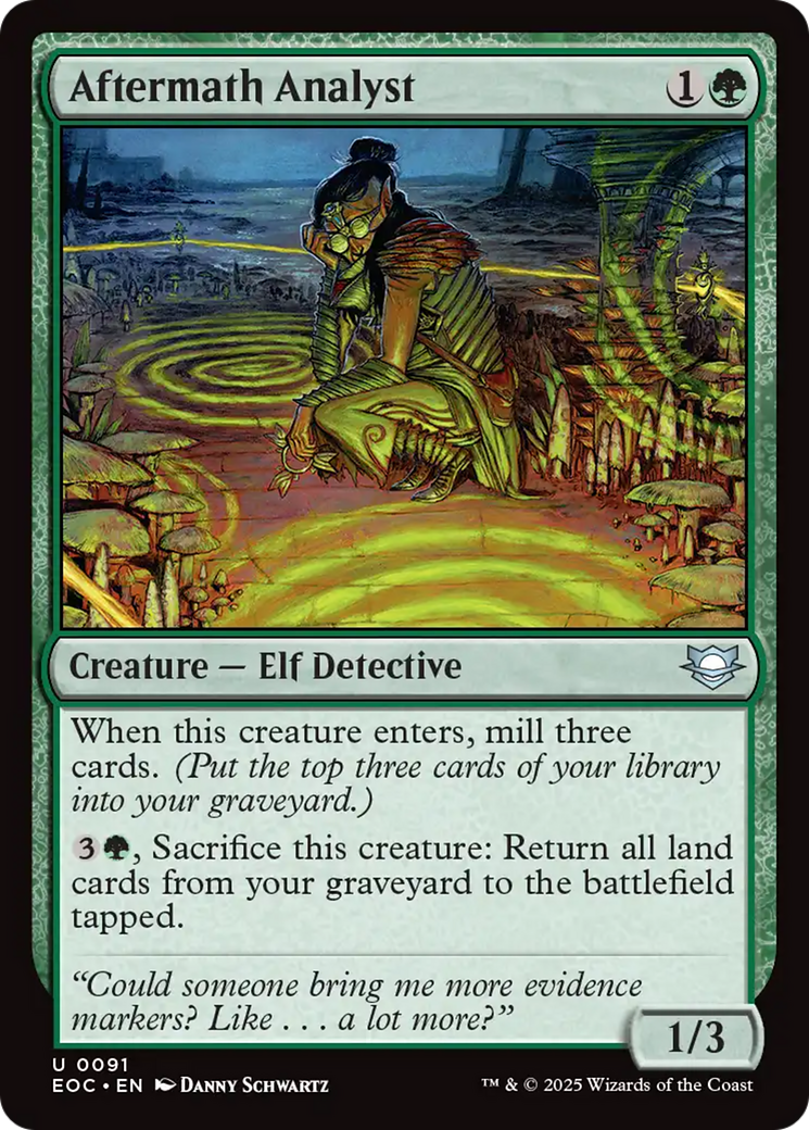 Magic: The Gathering - Aftermath Analyst - Edge of Eternities Commander