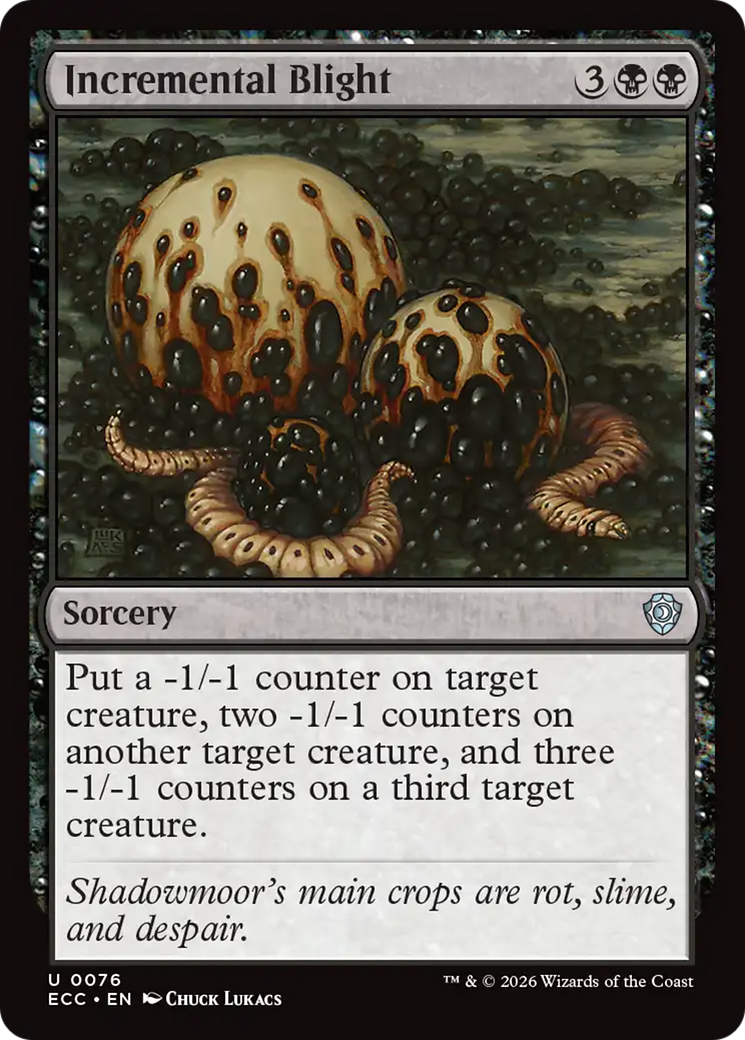 Magic: The Gathering - Incremental Blight - Lorwyn Eclipsed Commander