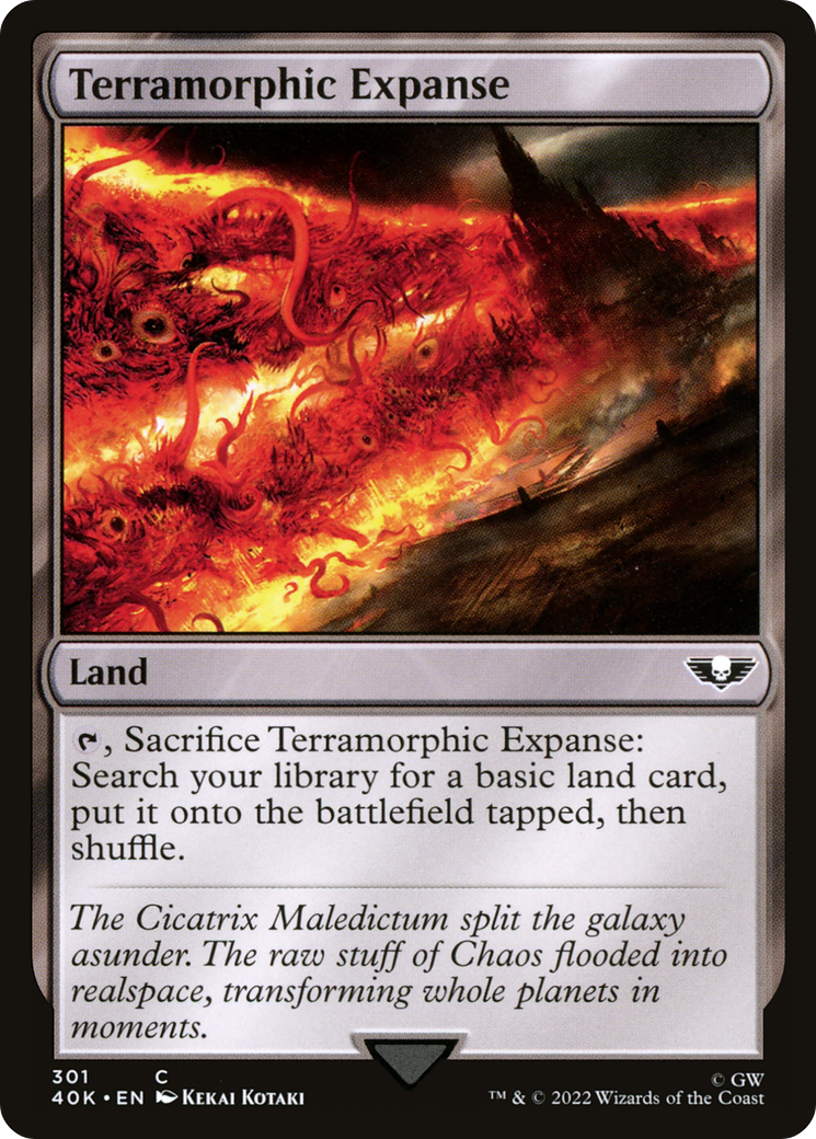 Magic: The Gathering - Terramorphic Expanse - Warhammer 40000 Commander
